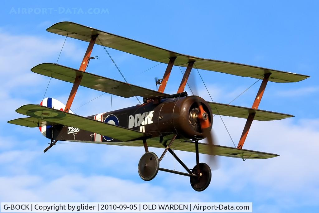 G-BOCK, 1980 Sopwith Triplane Replica C/N NAW-1, Looking good!