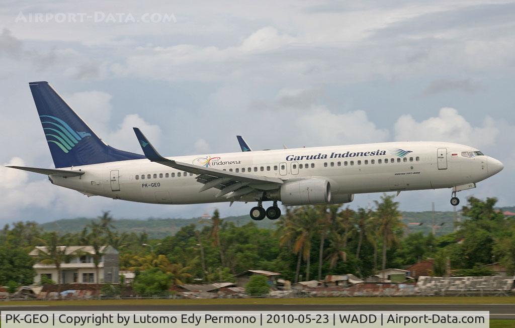PK-GEO, 2001 Boeing 737-8AS C/N 29930, Garuda Indonesia
