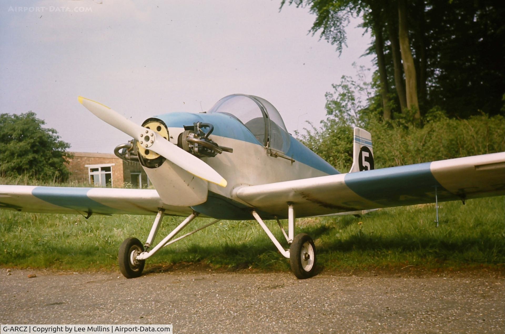 G-ARCZ, 1960 Rollason Druine D.31 Turbulent C/N PFA 554, Turbulent at Booker C1972