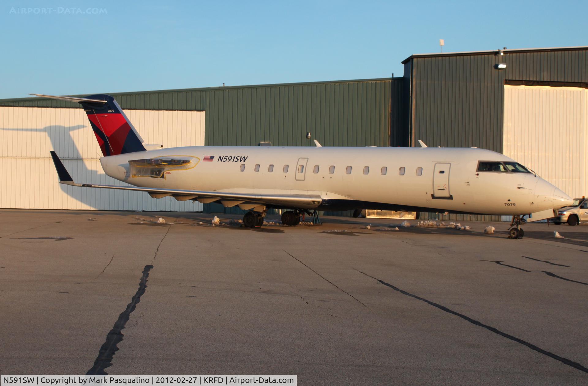 N591SW, 1995 Canadair CRJ-100ER (CL-600-2B19) C/N 7079, CL-600-2B19