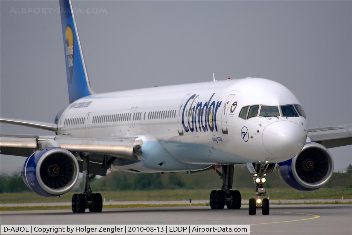 D-ABOL, 2000 Boeing 757-330 C/N 29021, Arrival from Teneriffa/Spain on A6....