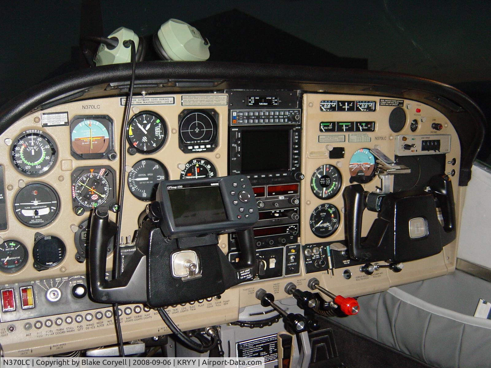 N370LC, 1977 Cessna 210M Centurion C/N 21061614, Garmin 530 GPS/Com, Flight Director, Dual Attitude indicators, Strikefinder, KX 165, HSI, Traffic Alert