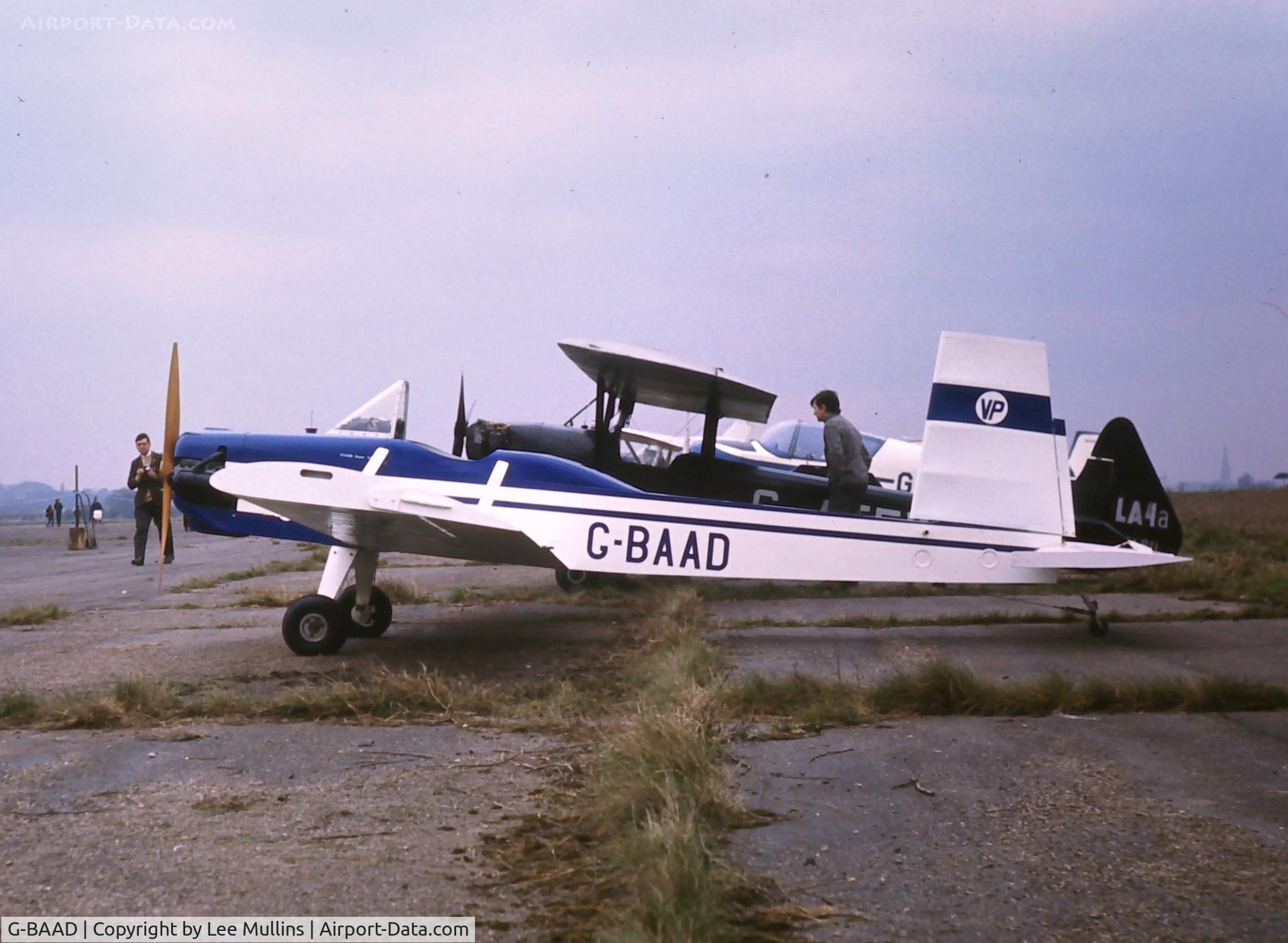 G-BAAD, 1973 Evans VP-1 Volksplane C/N PFA 1540, Finmere C1972