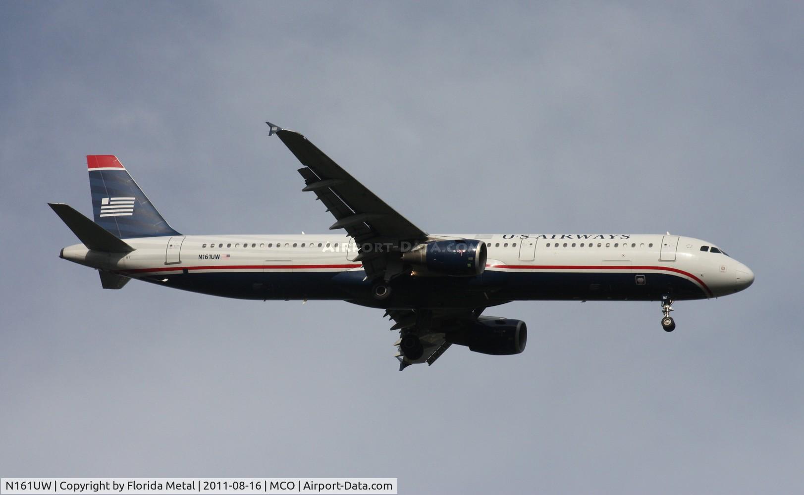 N161UW, 2001 Airbus A321-211 C/N 1403, US Airways A321