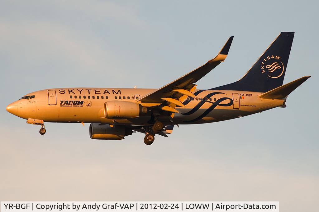 YR-BGF, 2001 Boeing 737-78J C/N 28440, Tarom 737-700