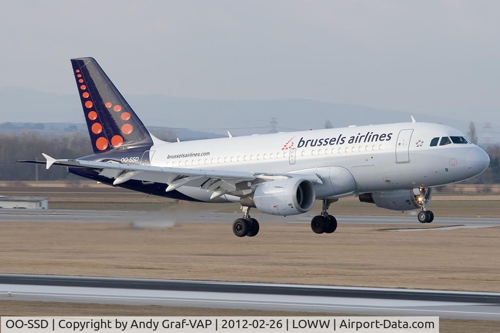 OO-SSD, 1999 Airbus A319-112 C/N 1102, Brussel Airlines A319