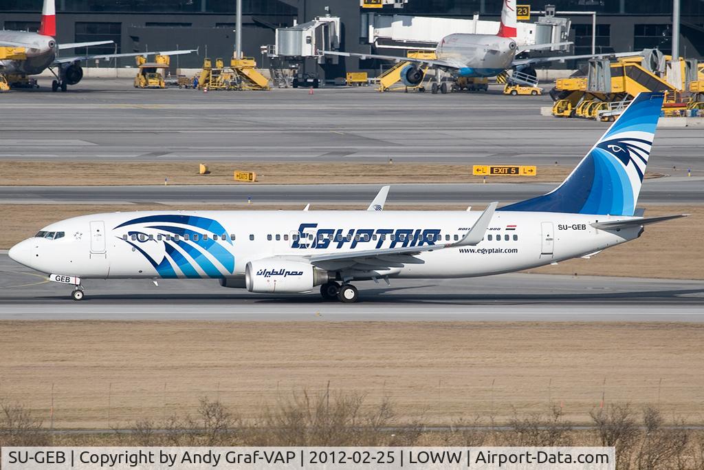 SU-GEB, 2011 Boeing 737-866 C/N 40800, Egypt Air 737-800