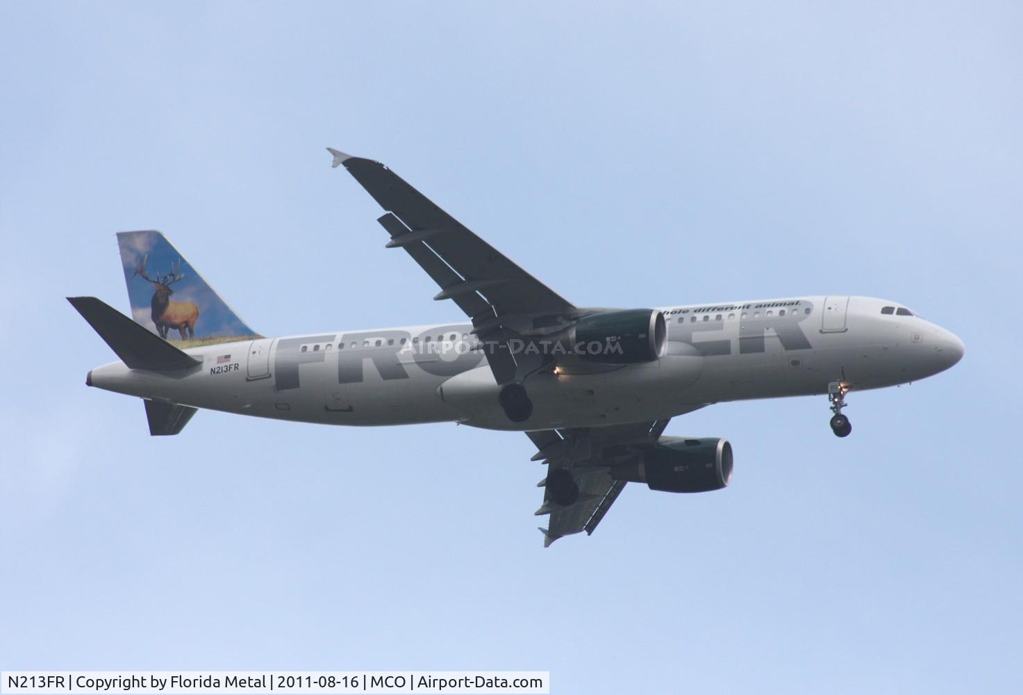 N213FR, 2011 Airbus A320-214 C/N 4704, Frontier 