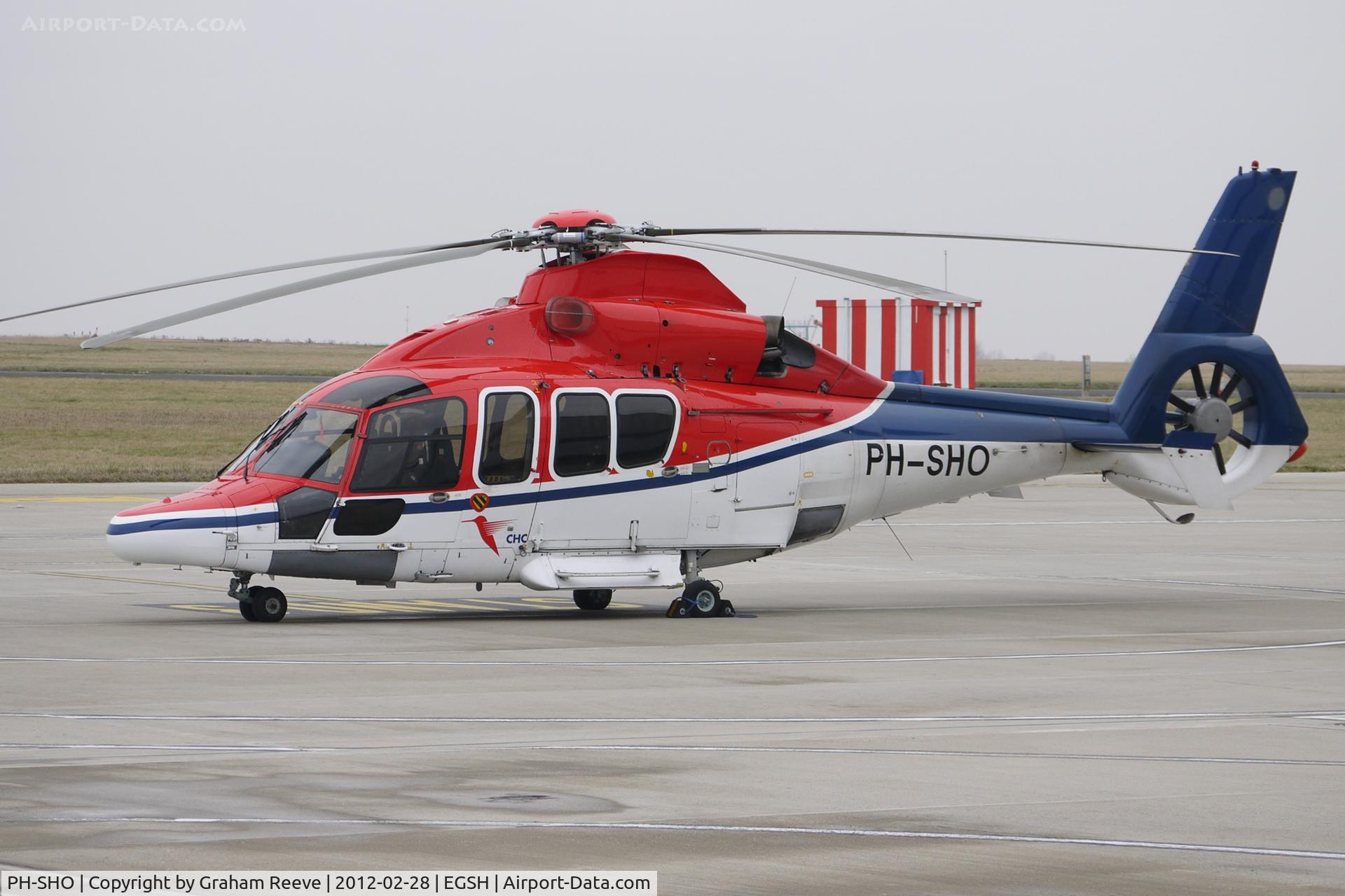 PH-SHO, 2006 Eurocopter EC-155B-1 C/N 6739, Parked at Norwich.