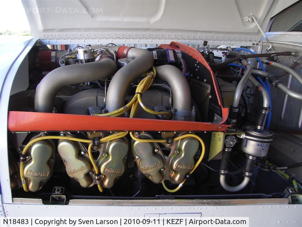 N18483, 1977 Beech F33A Bonanza C/N CE-735, Continental IO-550R tuned induction engine conversion by Atlantic Aero
