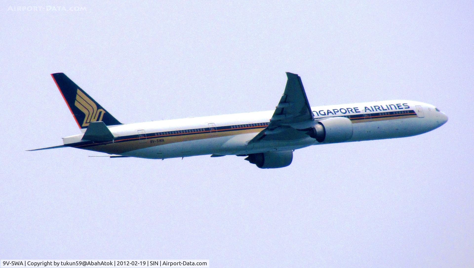 9V-SWA, 2006 Boeing 777-312/ER C/N 34568, Singapore Airlines
