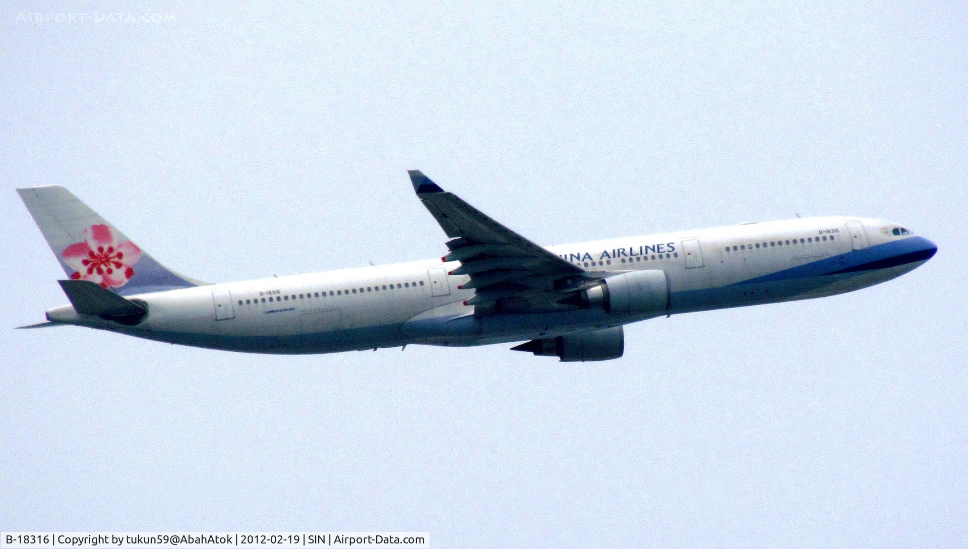 B-18316, 2007 Airbus A330-300 C/N 838, China Airlines