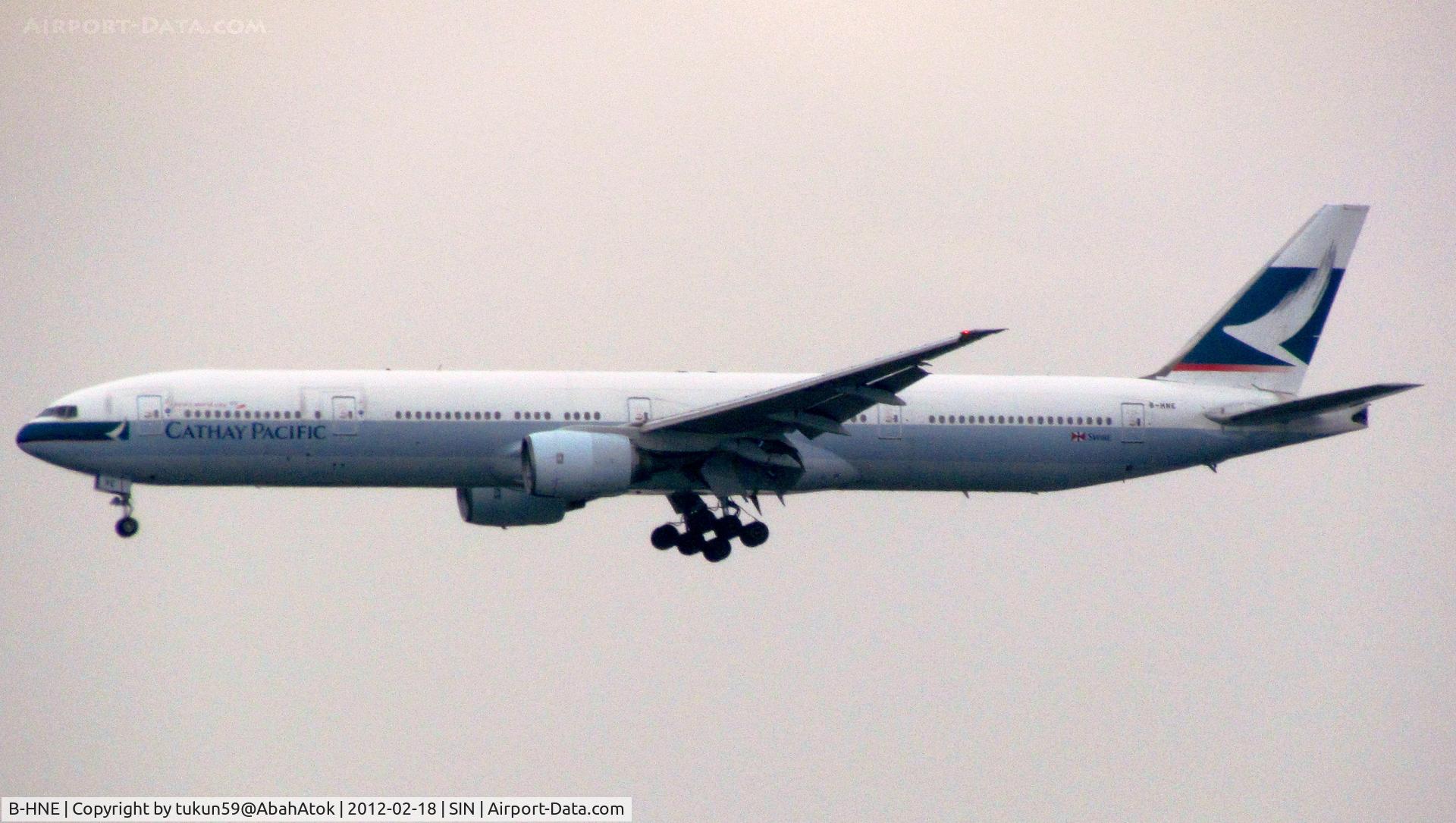 B-HNE, 1997 Boeing 777-367 C/N 27507, Cathay Pacific Airways