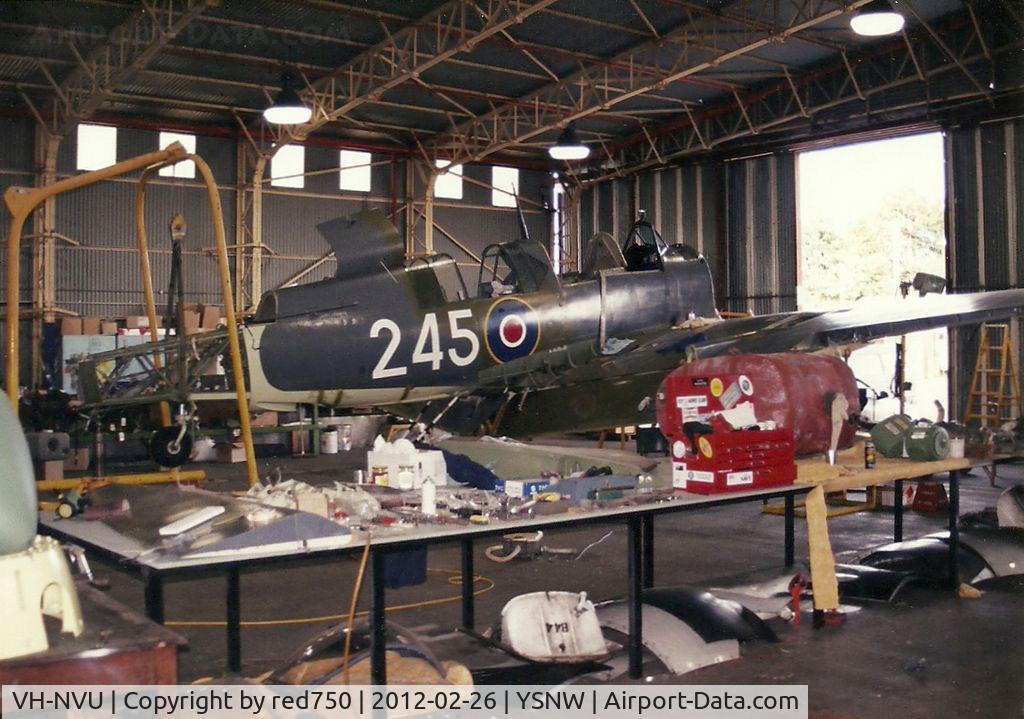 VH-NVU, 1958 Fairey Firefly AS.6 C/N F.8654, Photograph by Edwin van Opstal with permission. Scanned from a color print.
