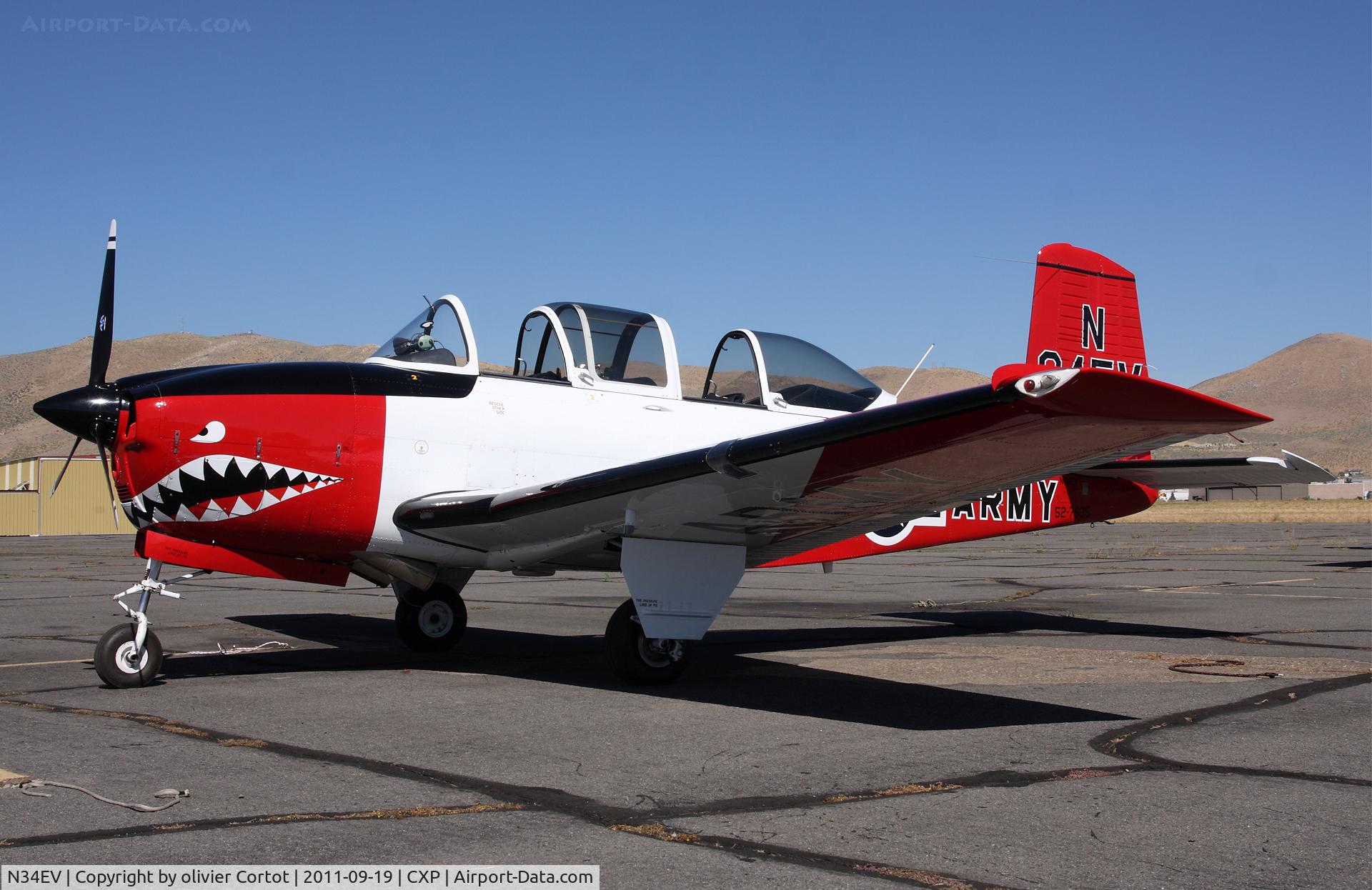 N34EV, Beech T-34A (A45) Mentor Mentor C/N G-16, nice airplane !