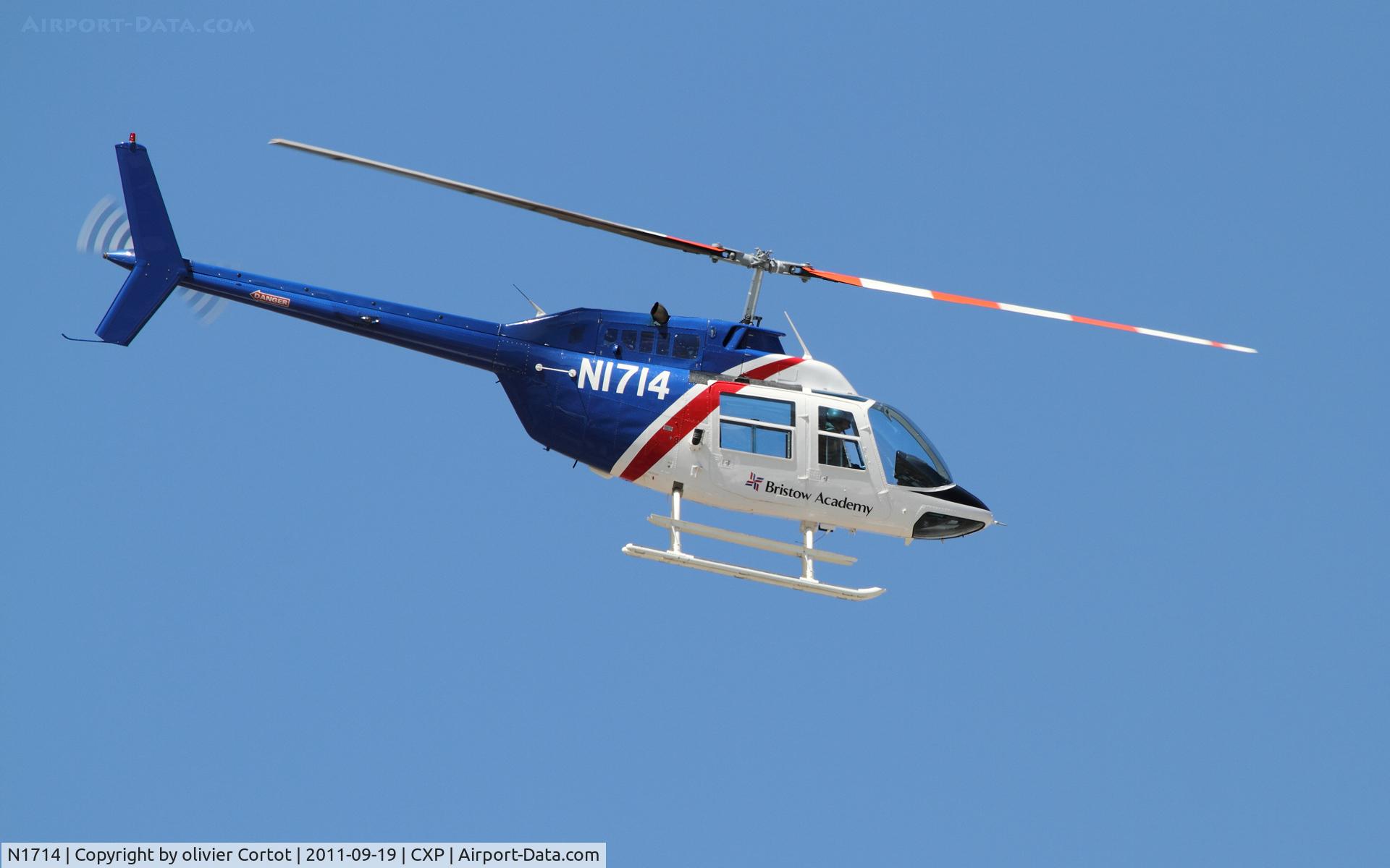 N1714, 1972 Bell 206B JetRanger II C/N 786, Helicopter school, carson city