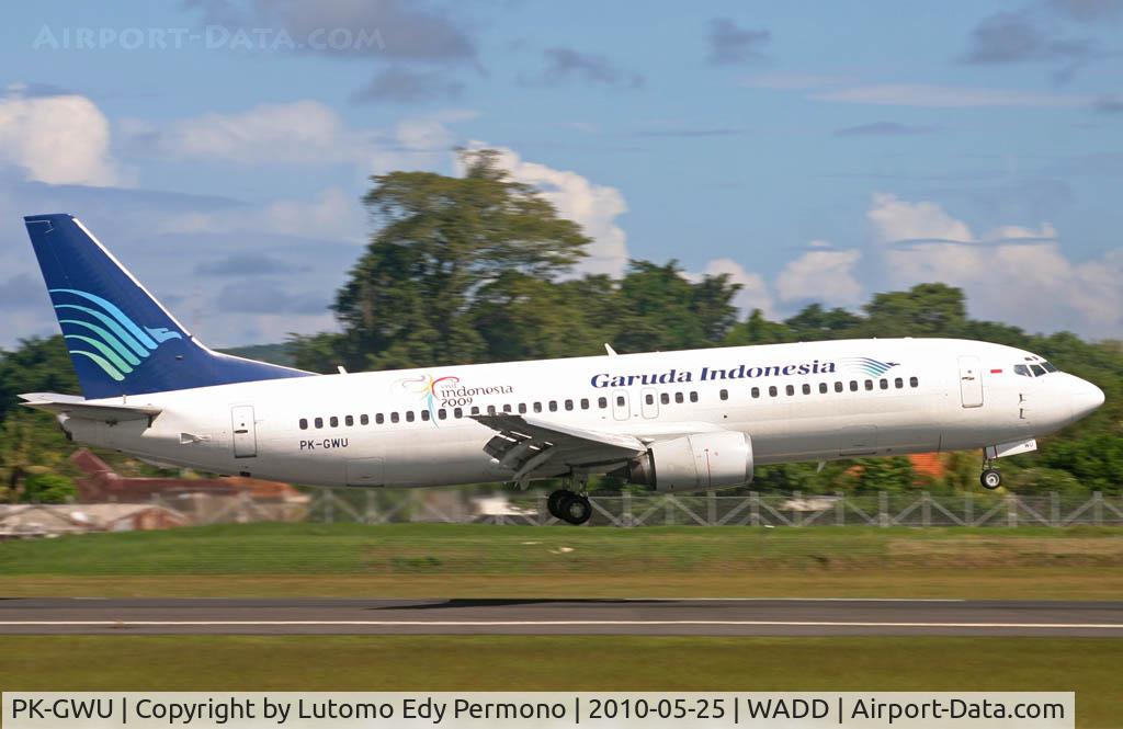PK-GWU, 1991 Boeing 737-4Q8 C/N 24708, Garuda Indonesia