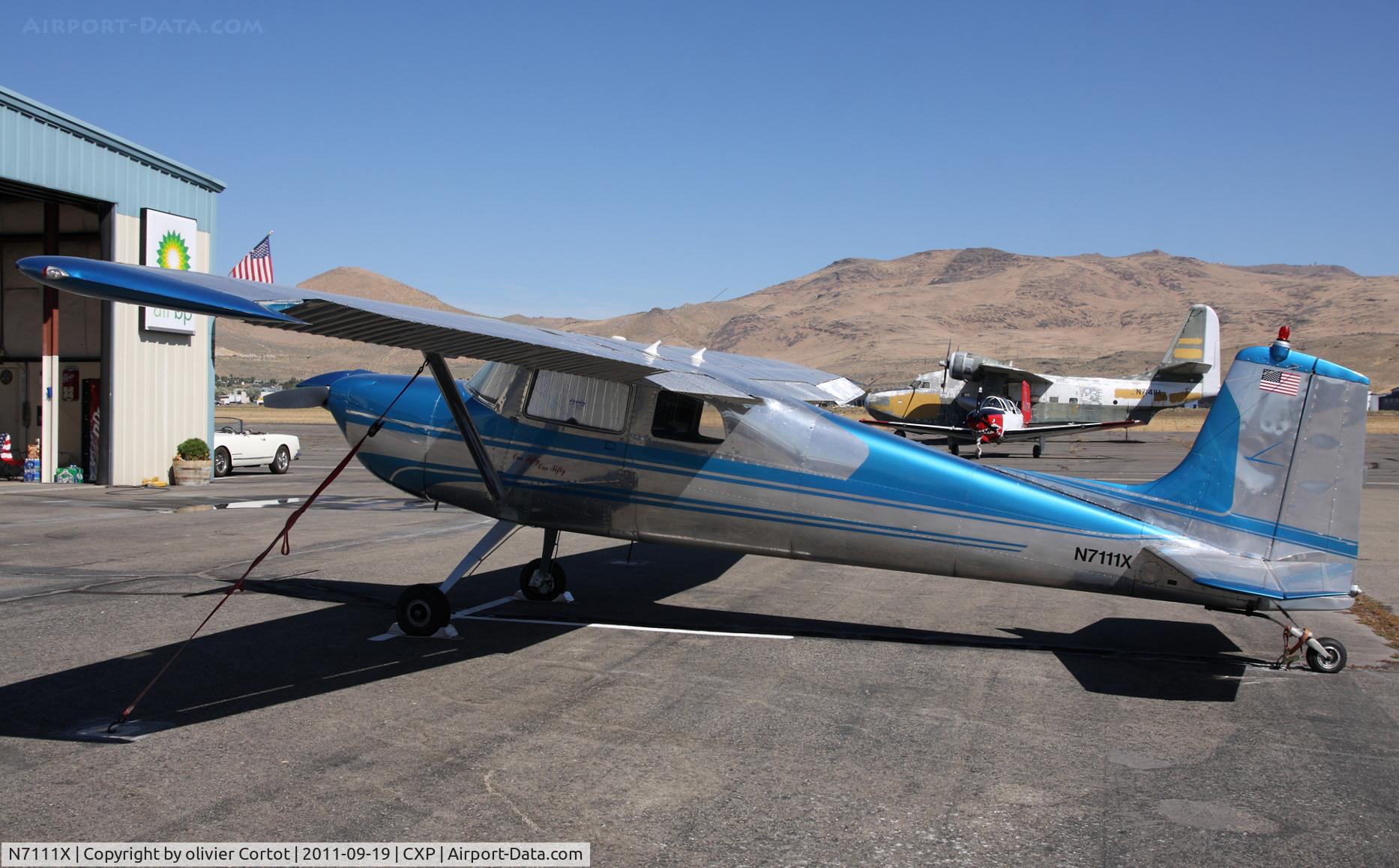 N7111X, 1961 Cessna 150A C/N 15059211, Carson city airport