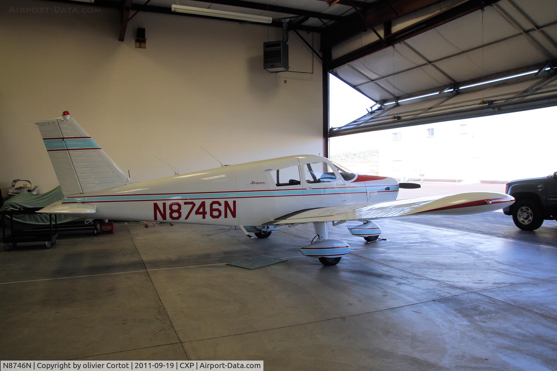 N8746N, 1969 Piper PA-28-140 C/N 28-25562, Carson city airport