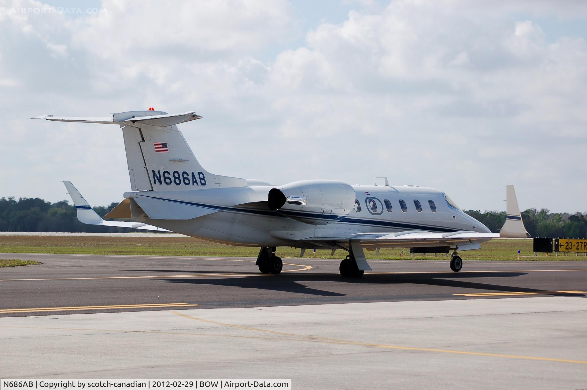 N686AB, 2002 Learjet Inc 31A C/N 239, 2002 Learjet Inc 31A N686AB at Bartow Municipal Airport, Bartow, FL
