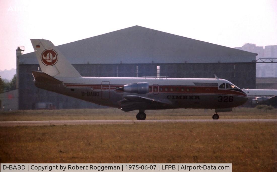 D-BABD, 1975 VFW-Fokker VFW-614 C/N G04, CIMBER.