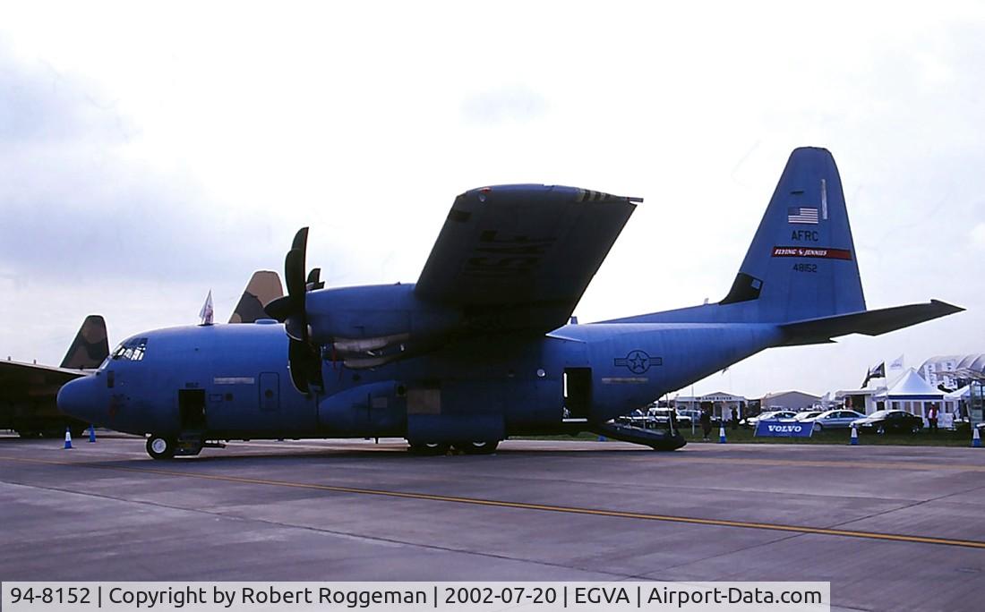 94-8152, Lockheed C-130J Hercules C/N 382-5415, FLYING JENNIES.AFRC.