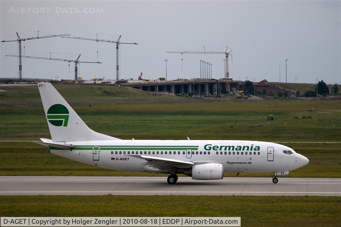 D-AGET, 1998 Boeing 737-75B C/N 28109, Fullthrottle on runway 26R.....
