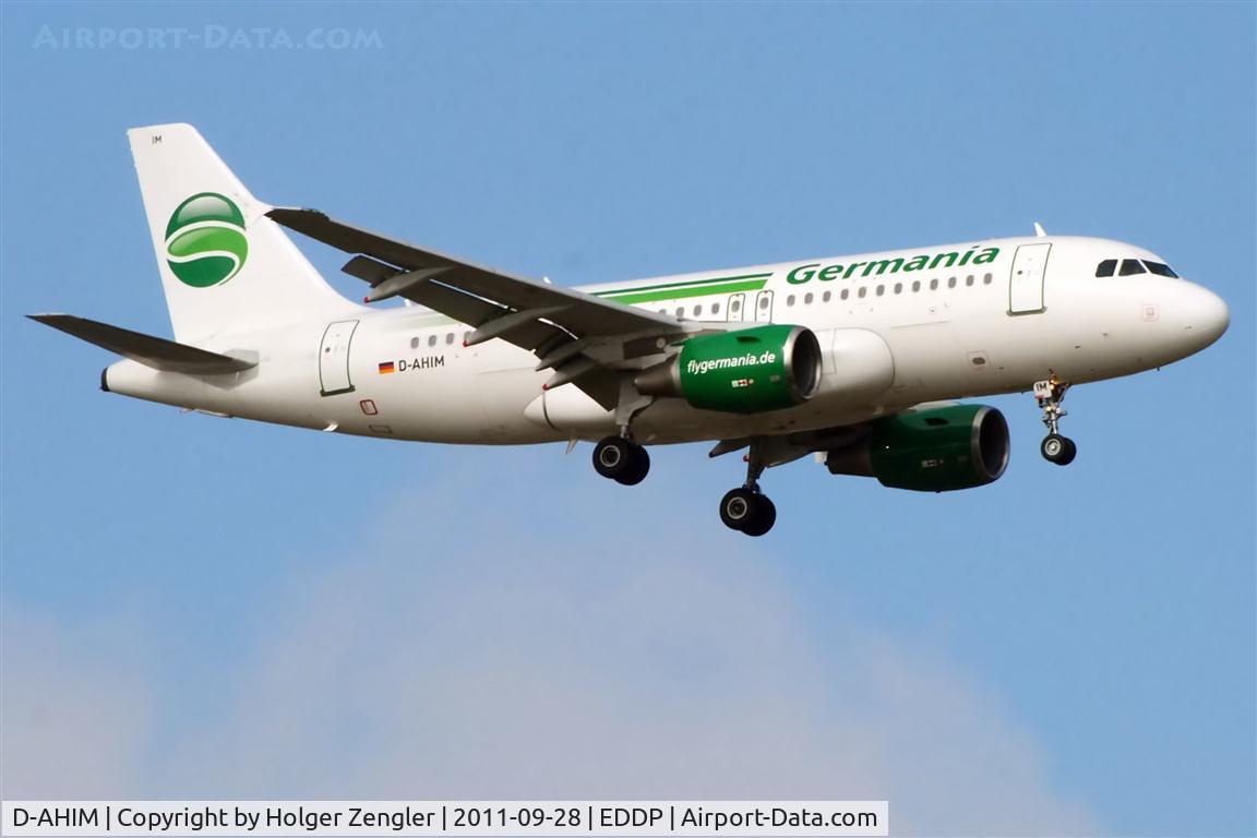 D-AHIM, 2009 Airbus A319-112 C/N 3818, On final approach.....