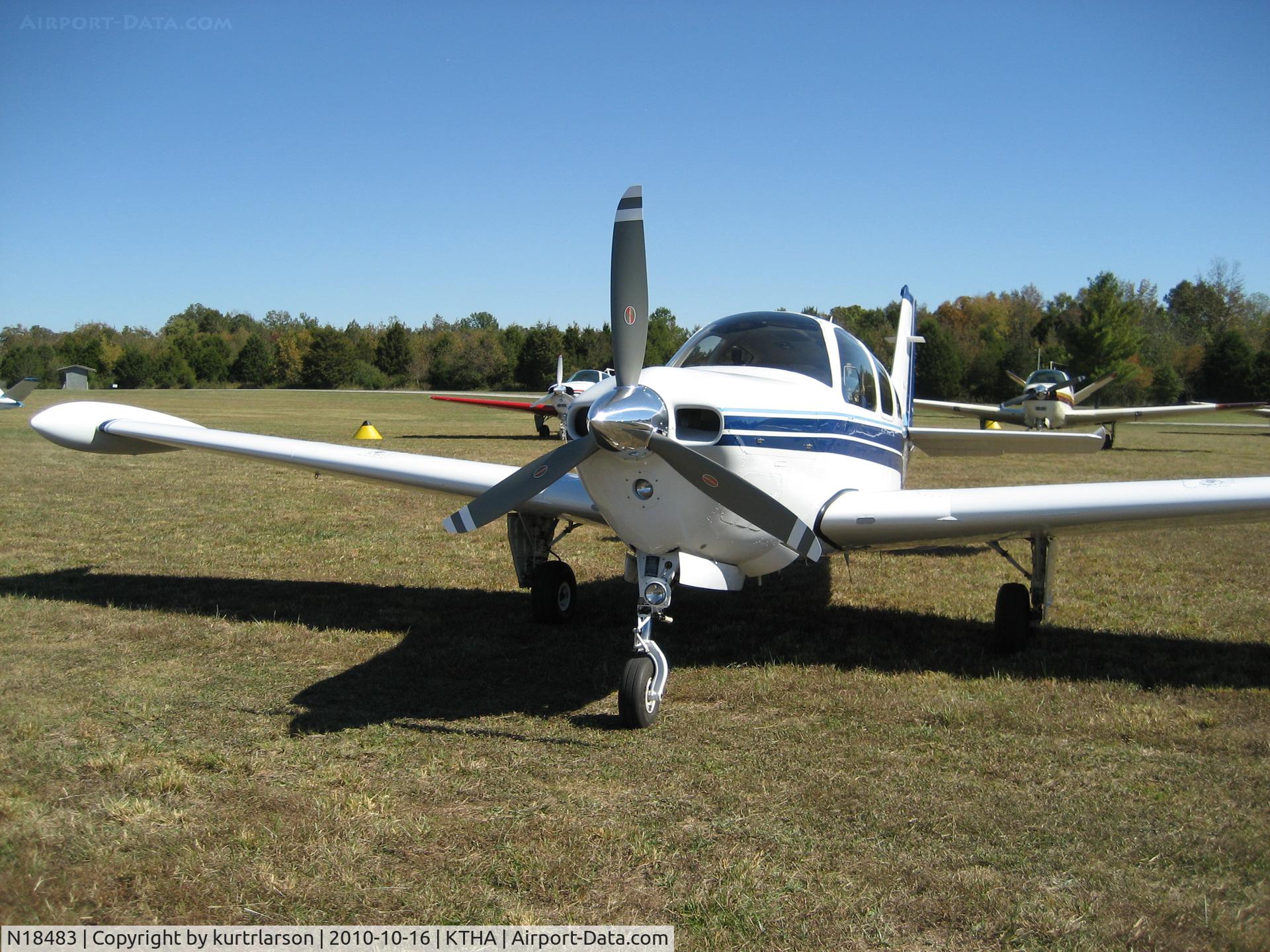 N18483, 1977 Beech F33A Bonanza C/N CE-735, Beech Party 2010