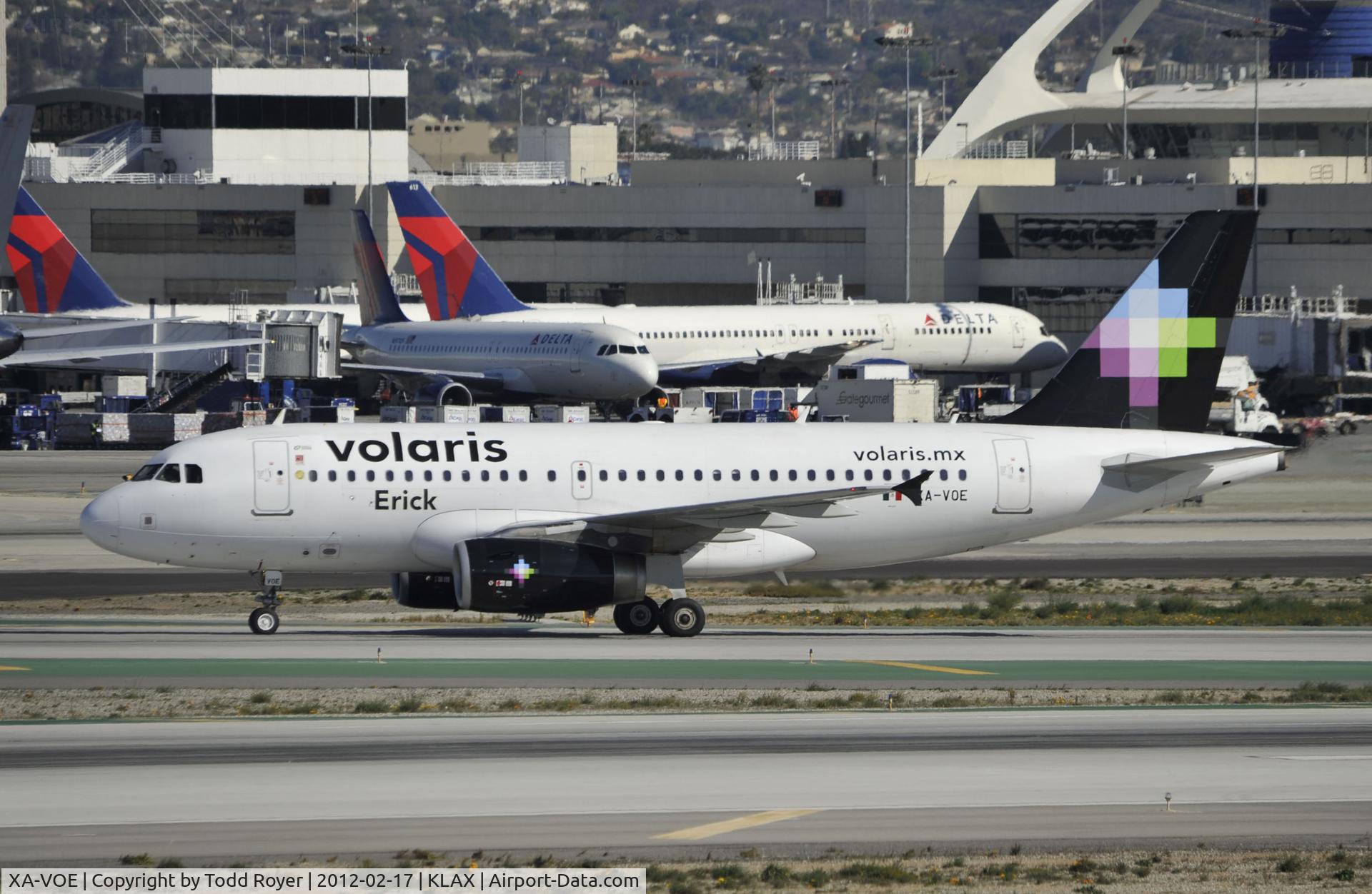 XA-VOE, 2007 Airbus A319-132 C/N 3069, Arrived at LAX on 25L