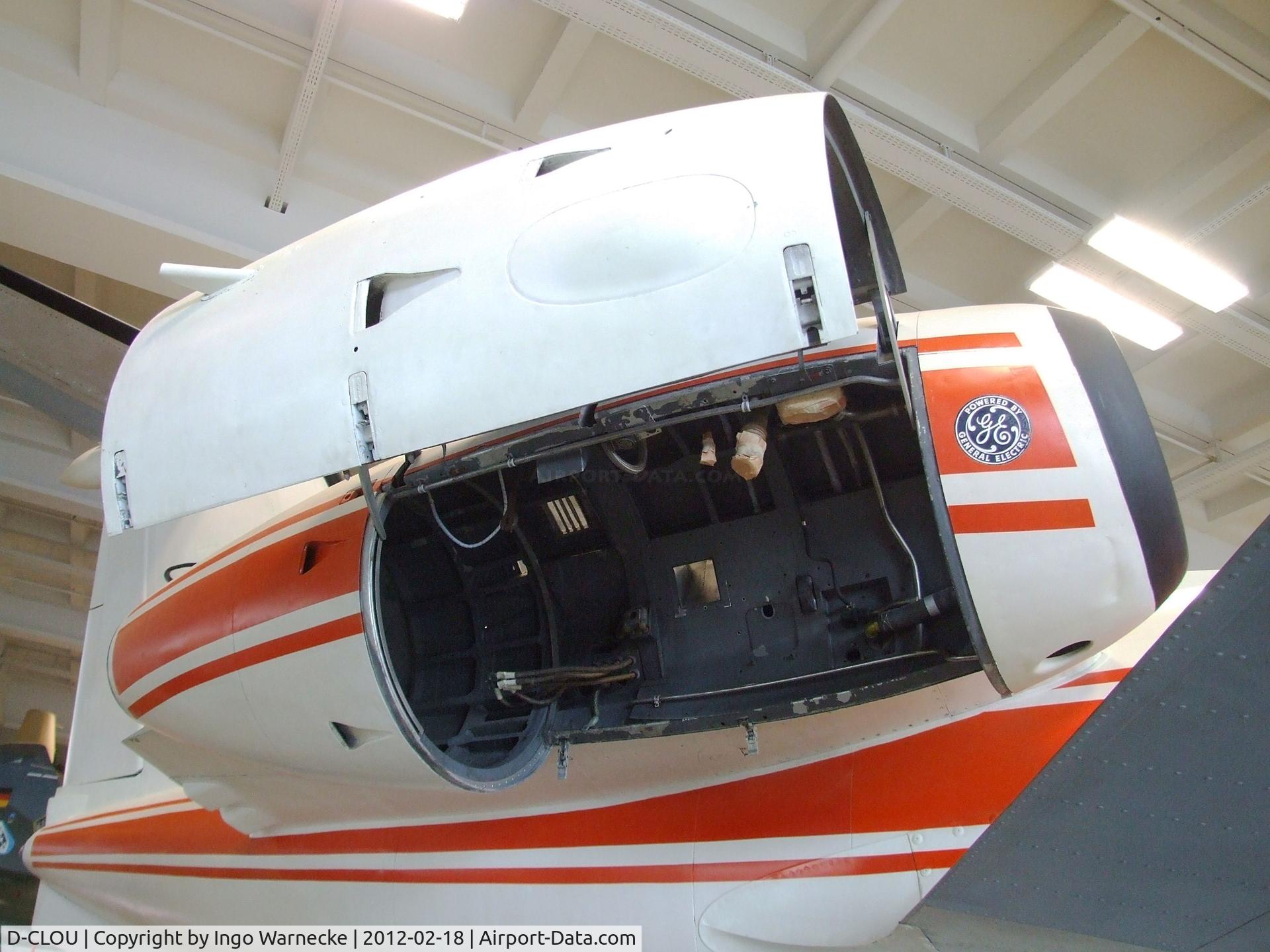 D-CLOU, Hamburger Flugzeugbau HFB-320 Hansa Jet C/N 1002, Hamburger Flugzeugbau HFB-320 Hansa Jet at the Deutsches Museum, München (Munich)