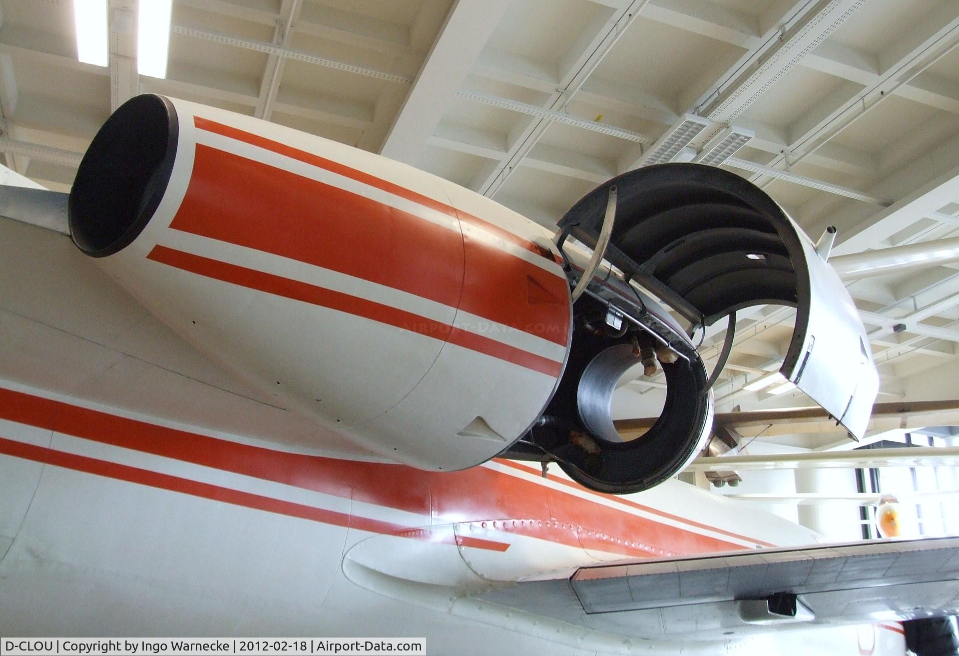 D-CLOU, Hamburger Flugzeugbau HFB-320 Hansa Jet C/N 1002, Hamburger Flugzeugbau HFB-320 Hansa Jet at the Deutsches Museum, München (Munich)