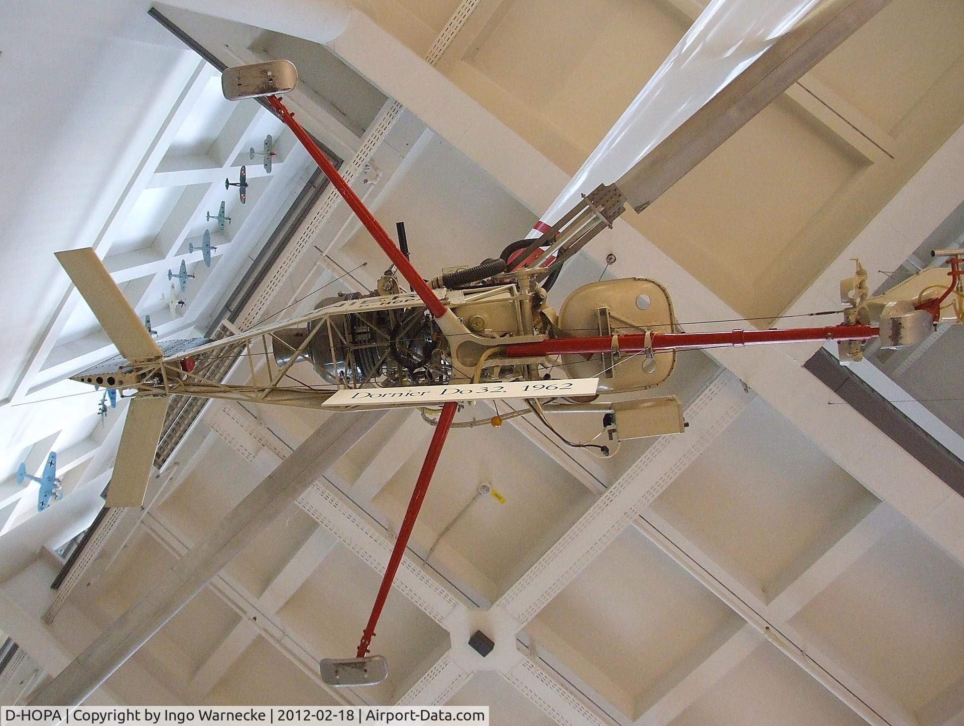 D-HOPA, 1962 Dornier Do-32E C/N 32003, Dornier Do 32 E at the Deutsches Museum, München (Munich)
