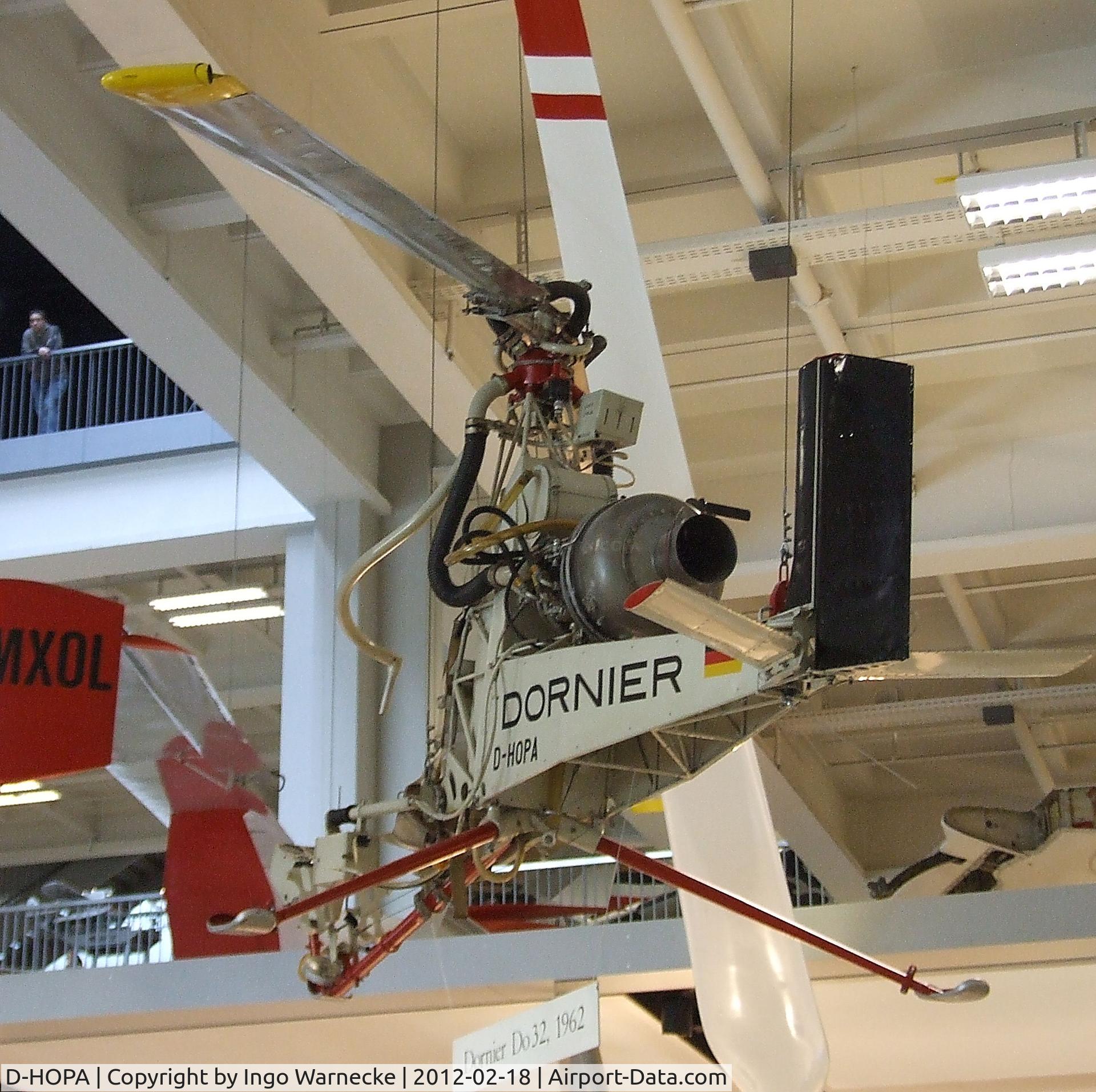 D-HOPA, 1962 Dornier Do-32E C/N 32003, Dornier Do 32 E at the Deutsches Museum, München (Munich)