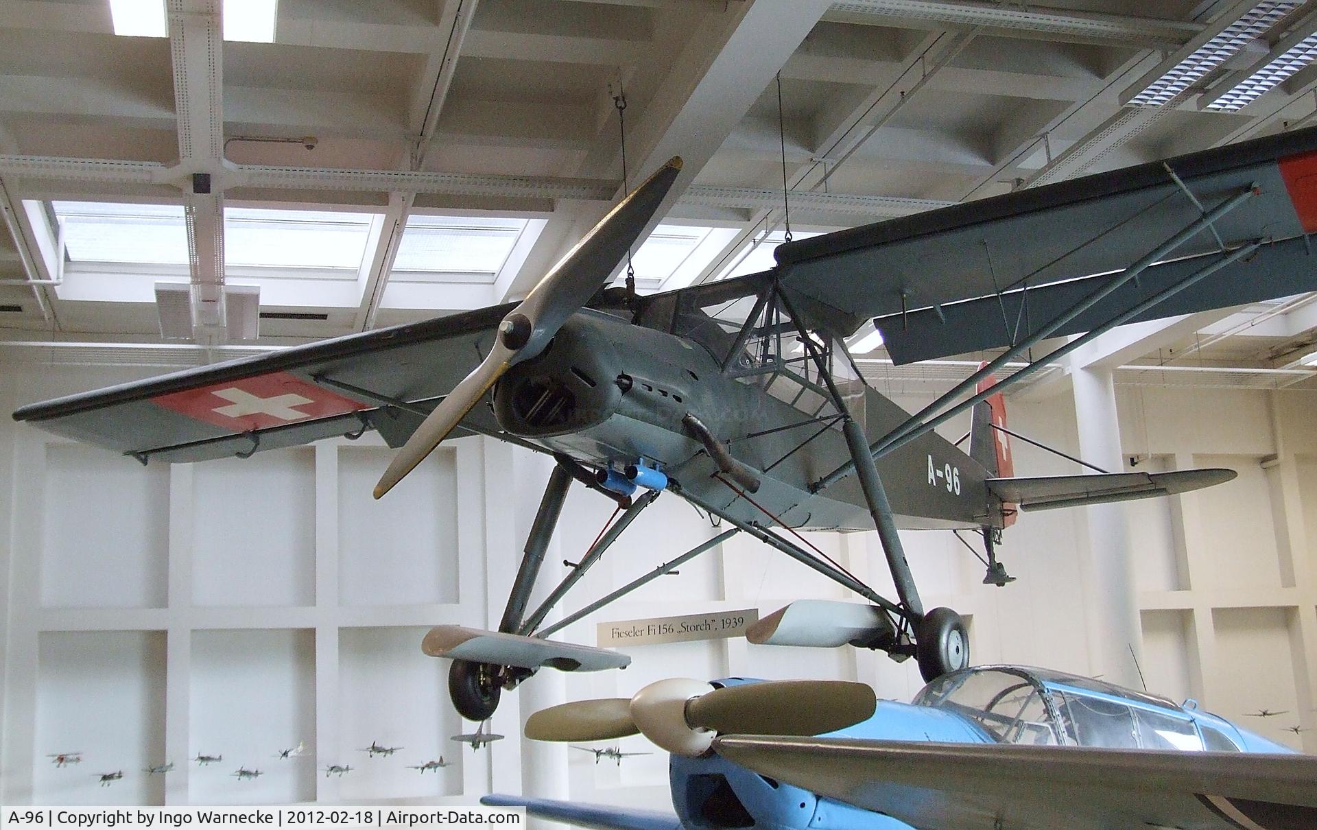 A-96, Fieseler Fi-156C-3 Storch C/N 4299, Fieseler Fi 156 C-3 Storch at the Deutsches Museum, München (Munich)