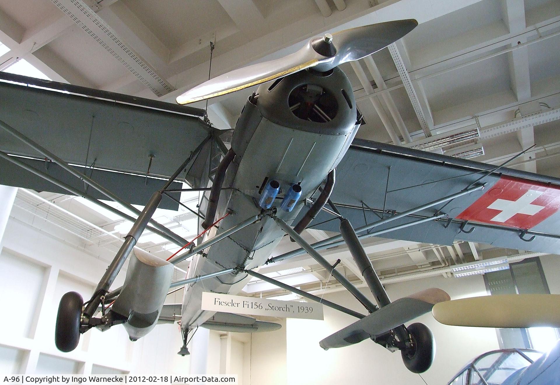 A-96, Fieseler Fi-156C-3 Storch C/N 4299, Fieseler Fi 156 C-3 Storch at the Deutsches Museum, München (Munich)