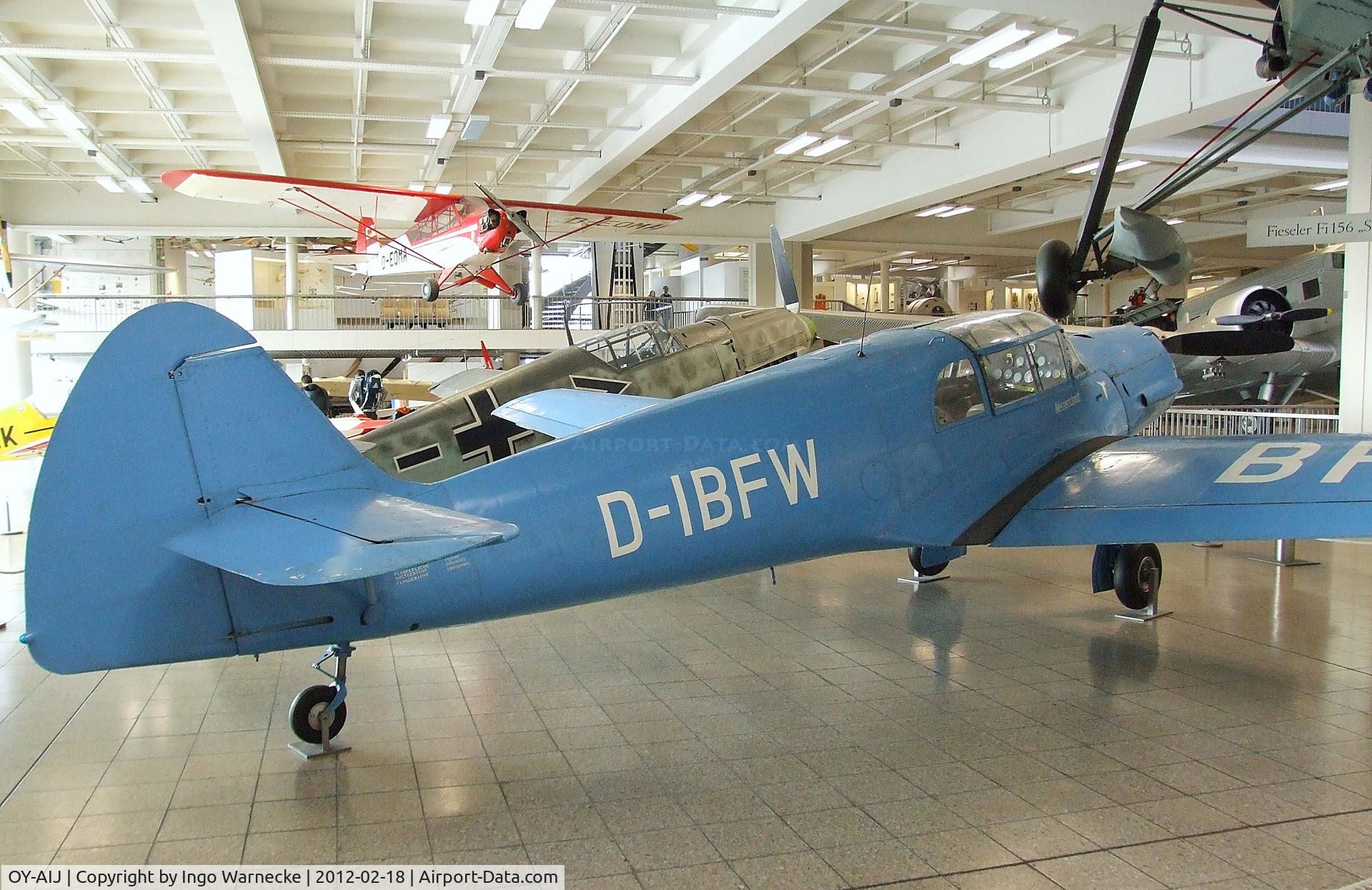 OY-AIJ, Nord 1002 Pingouin II C/N 877, Nord 1002, re-converted with Argus engine to Bf 108 and displayed as 'D-IBFW' at the Deutsches Museum, München (Munich)