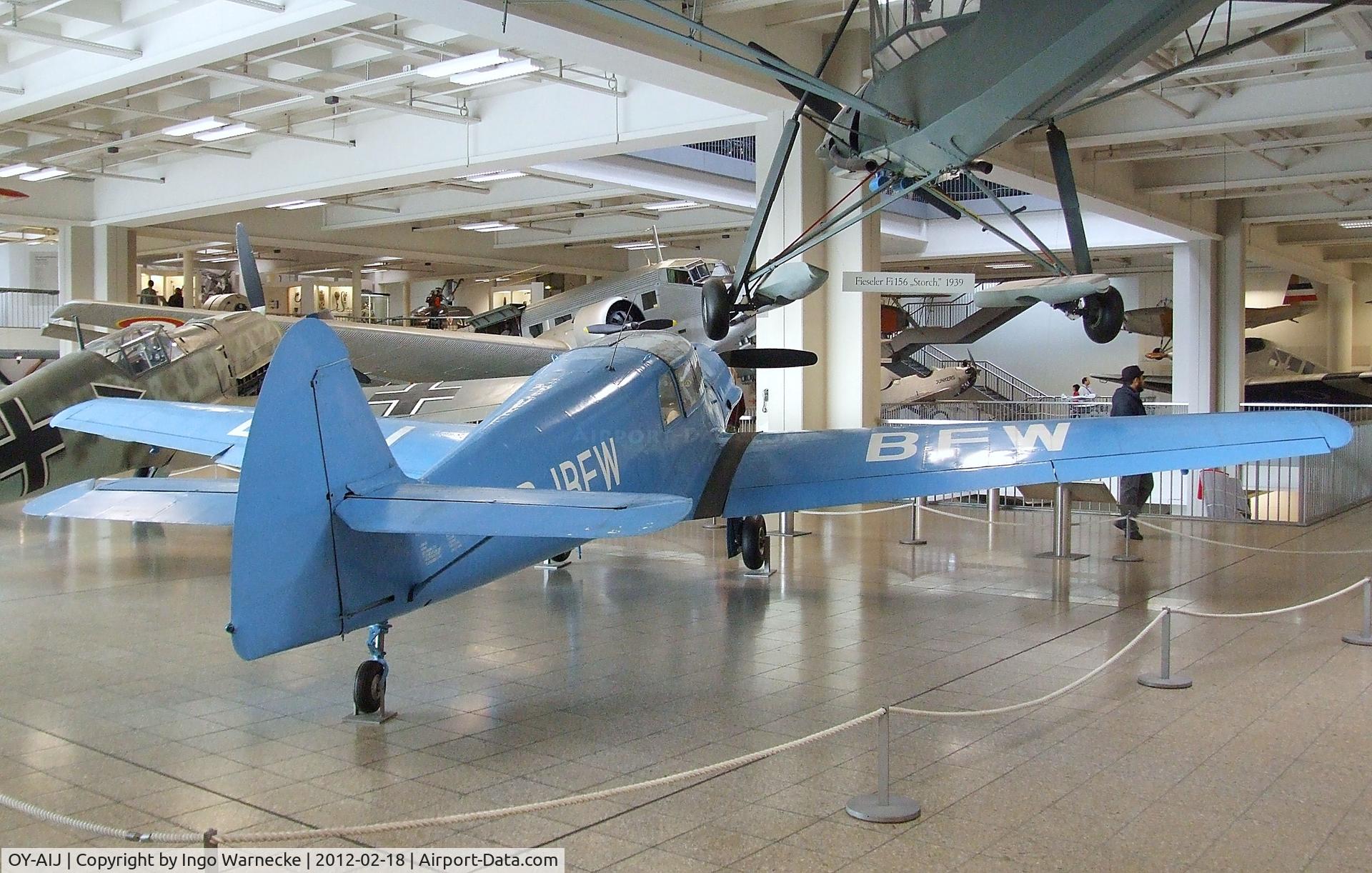 OY-AIJ, Nord 1002 Pingouin II C/N 877, Nord 1002, re-converted with Argus engine to Bf 108 and displayed as 'D-IBFW' at the Deutsches Museum, München (Munich)