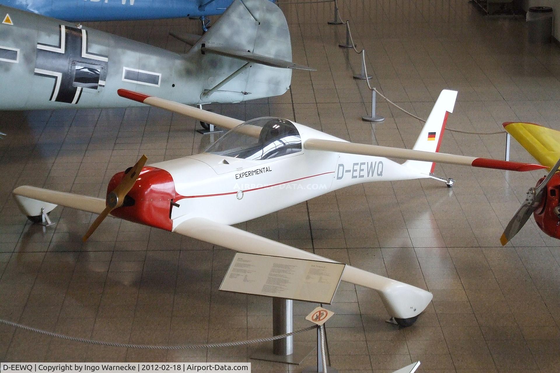 D-EEWQ, 1981 QAC Quickie Q1 C/N 1, Quickie Q1 at the Deutsches Museum, München (Munich)