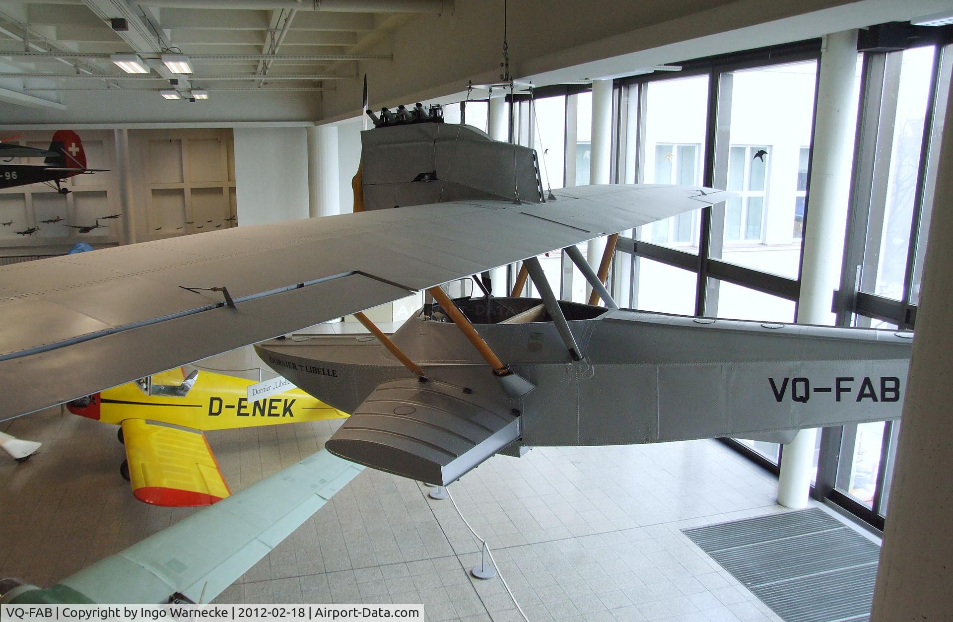 VQ-FAB, 1930 Dornier A Libelle II C/N 117, Dornier A Libelle II at the Deutsches Museum, München (Munich)