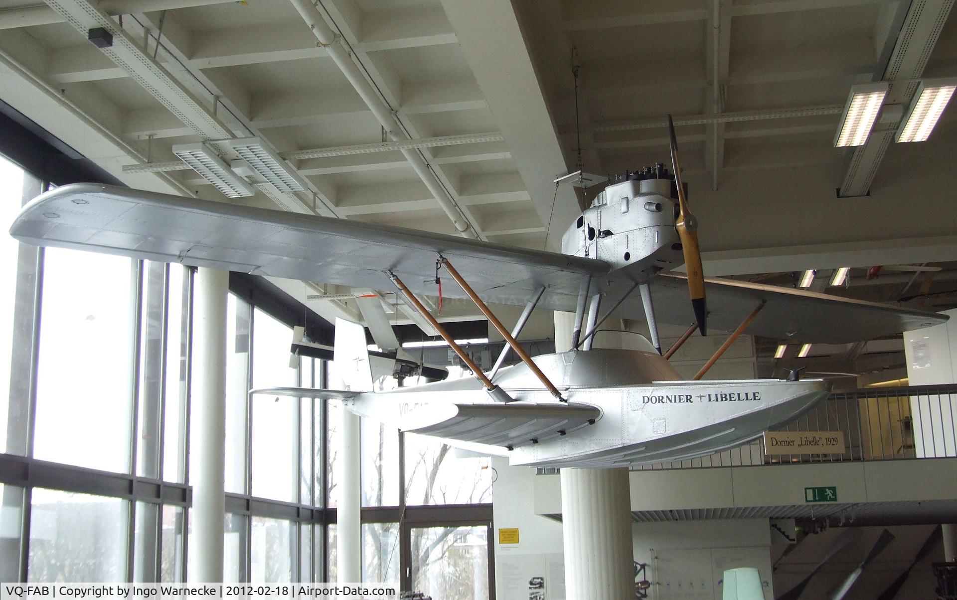 VQ-FAB, 1930 Dornier A Libelle II C/N 117, Dornier A Libelle II at the Deutsches Museum, München (Munich)
