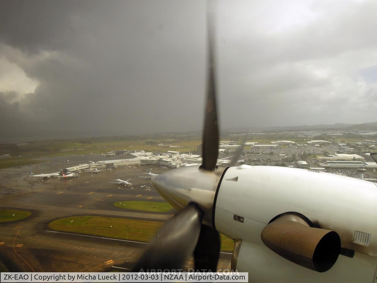 ZK-EAO, 2002 Raytheon 1900D C/N UE-438, Gail force winds and heavy rain made for an amazing atmosphere today...