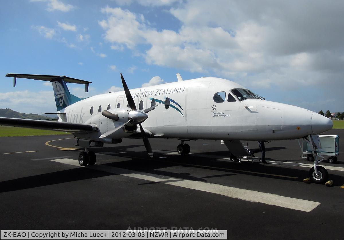 ZK-EAO, 2002 Raytheon 1900D C/N UE-438, At Whangarei