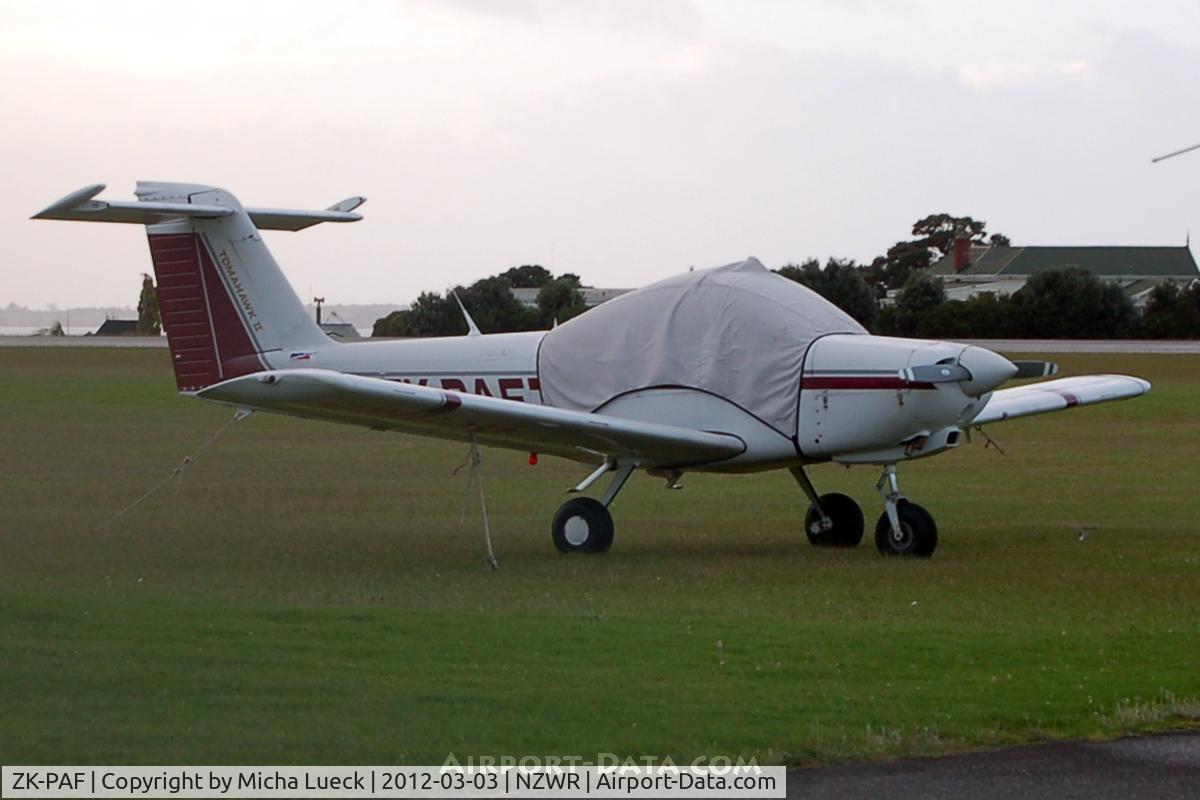 ZK-PAF, Piper PA-38-112 Tomahawk Tomahawk C/N 38-81A0040, At Whangarei