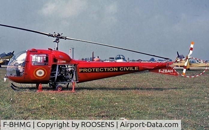 F-BHMG, Bell 47J-2 Ranger C/N 1464, devenu F-ZBAH en 1962 et J3 en 1964