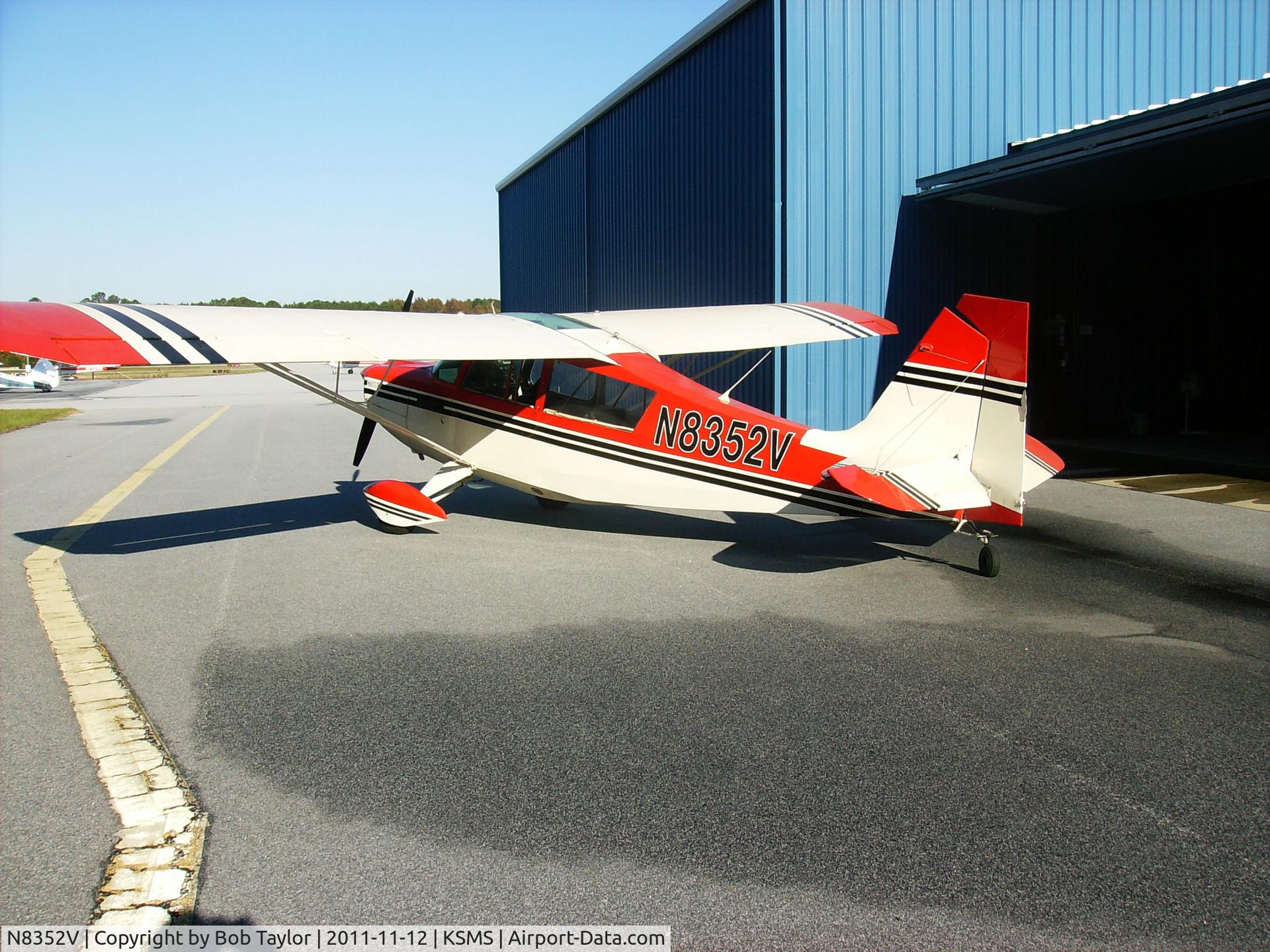 N8352V, 1966 Champion 7ECA Citabria C/N 494, N8352V in front of my hanger at Sumter Airport, SC