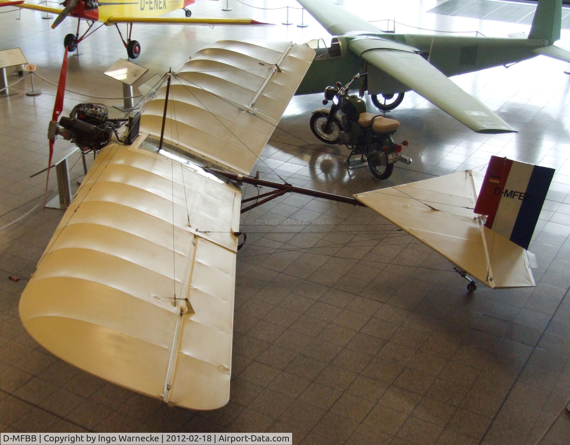 D-MFBB, 1984 Michael Platzer Motte B2/B3 C/N 42, Platzer Motte B2/B3 at the Deutsches Museum, München (Munich)