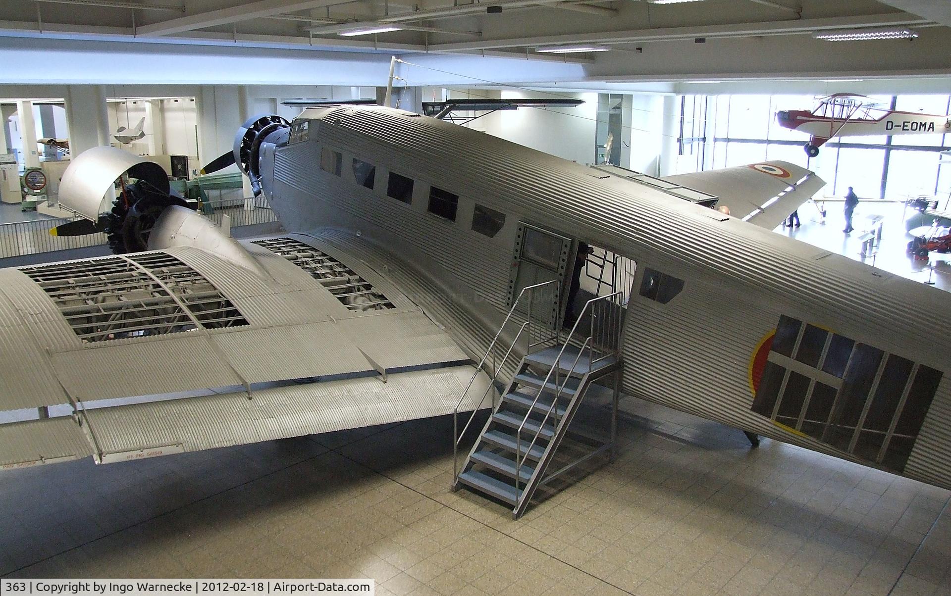 363, Junkers (AAC) AAC-1 Toucan (Ju-52) C/N 363, Ateliers Aeronautiques de Colombes AAC.1 Toucan (post-war french built Junkers Ju 52/3m) at the Deutsches Museum, München (Munich)