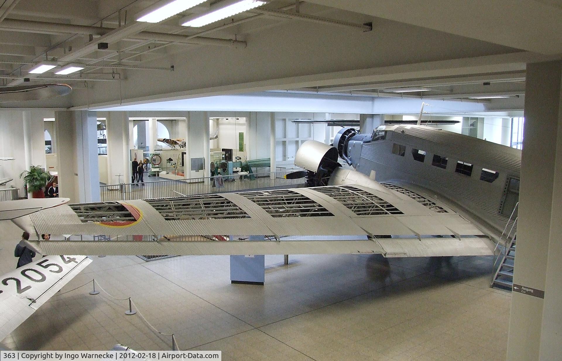 363, Junkers (AAC) AAC-1 Toucan (Ju-52) C/N 363, Ateliers Aeronautiques de Colombes AAC.1 Toucan (post-war french built Junkers Ju 52/3m) at the Deutsches Museum, München (Munich)