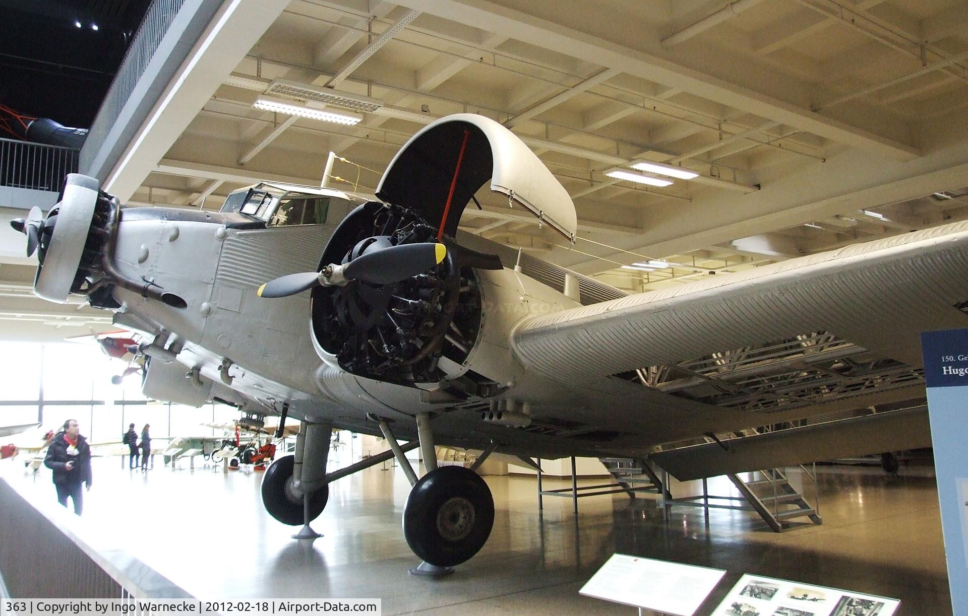 363, Junkers (AAC) AAC-1 Toucan (Ju-52) C/N 363, Ateliers Aeronautiques de Colombes AAC.1 Toucan (post-war french built Junkers Ju 52/3m) at the Deutsches Museum, München (Munich)